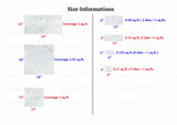 Tile Size İnformation and coverage details